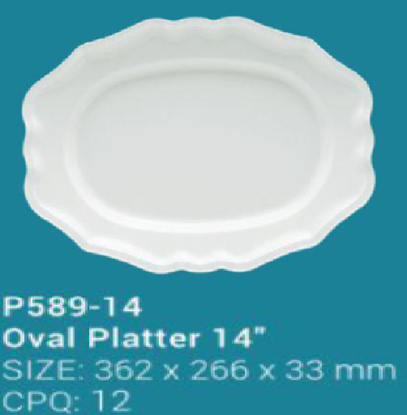 Picture of P589 - 14" Garden Hill Serv. Platter (MF)