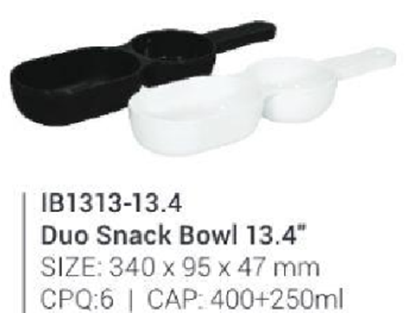 Picture of IB1313-13.4 Handy Duo Snack Bowl 13.4"