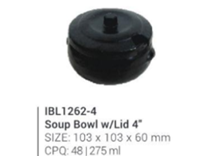 Picture of IBL1262-4 Soup Bowl with lid 4"