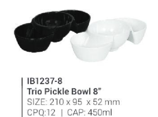 Picture of IB1237-8 Trio Pickle Bowl 8"