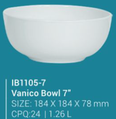 Picture of IB1105 Vanico Round Bowl 7"