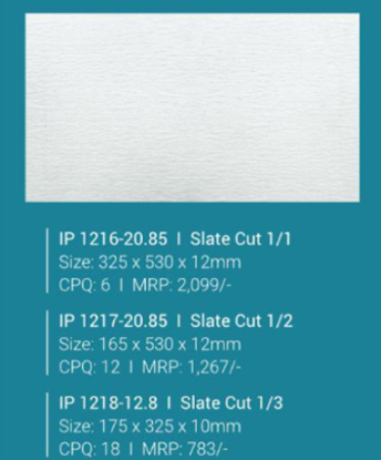 Picture of IP1218-12.8 Slate Cut 12.8"