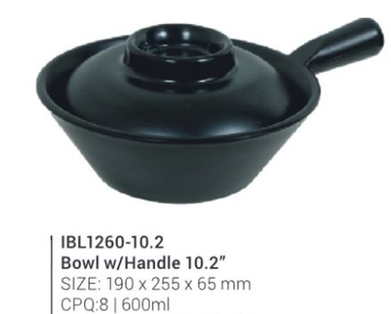 Picture of IB1260-10.2 Bowl W/handle white